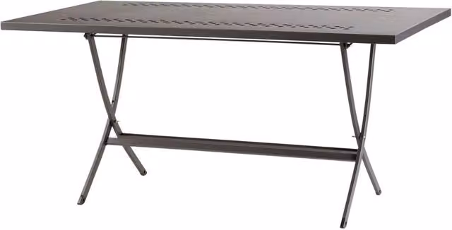 Tavolo da Giardino Pieghevole 160x80x75 cm in Acciaio RD Italia Hermes 160 Antracite