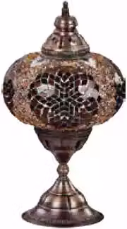 Lampe Tischlampe Tischleuchte Leuchten Luxus Grau Lampen Tisch Glas