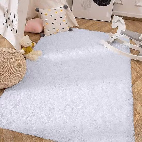 Tappeto super morbido, peloso e antiscivolo. Tappeto per soggiorno - Design confortevole, dimensioni 120x200 cm