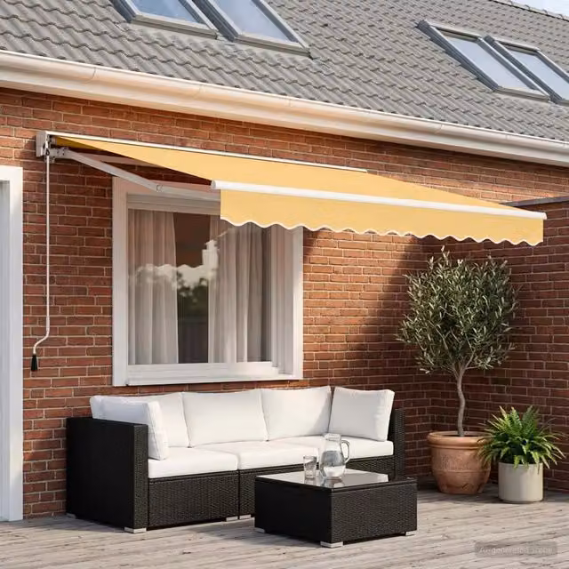 Tettuccio Elettrico Retrattile Sabbia 4 × 3 m 3426100