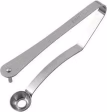 Snocciolatore per ciliegie e olive Pedrini LILLO in metallo cromo lucido, L/P: 17,5 x 5,5 cm
