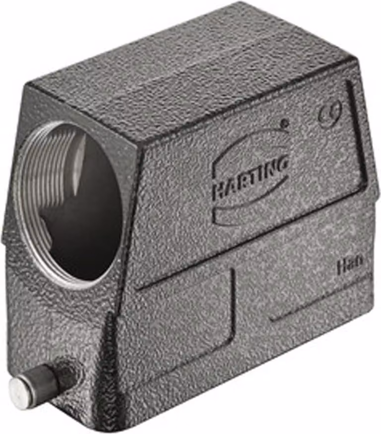 HARTING Han 16B M Custodia con boccola alta, 1xM40 uscita cavo laterale, per 1 staffa (nella parte inferiore) - 1 pezzo