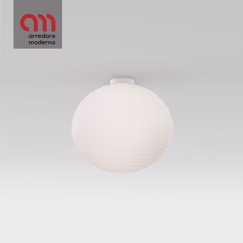 Lampada Flow Glass Rotaliana da soffitto