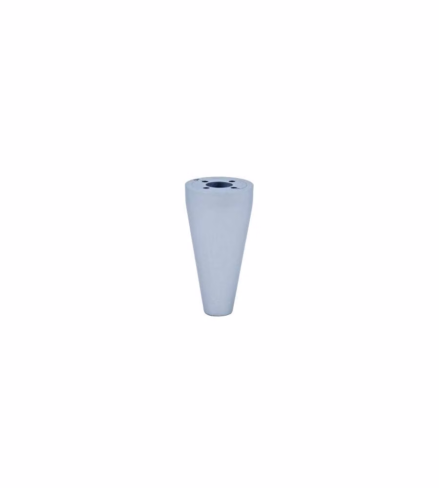 Piedino Cono Plastica Grigia Mm.40X98