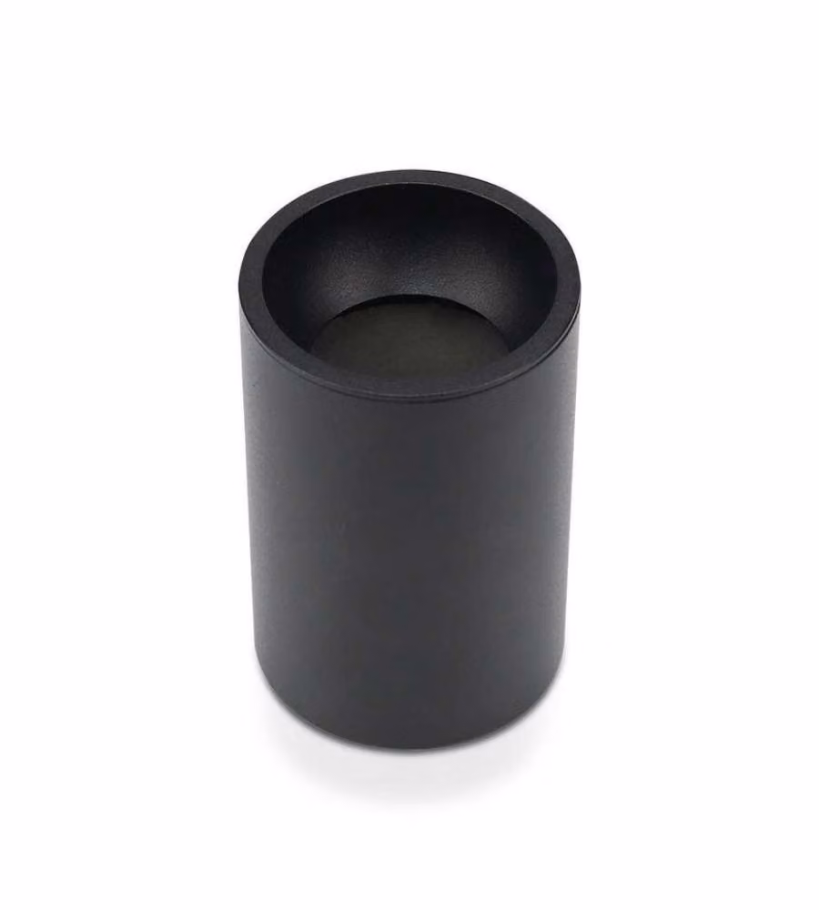 Portafaretto LED Montaggio a Plafone Rotondo GU10 Corpo Nero