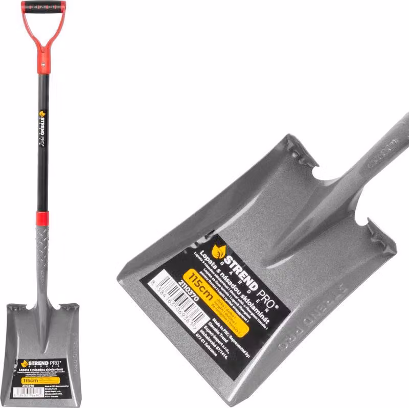 Pala Strend Pro Garden ErgoBULL, manico in fibra di vetro D 1150 mm