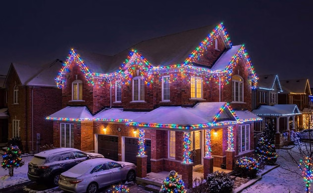 Catena luminosa con 1000 LED, lunghezza 100 metri, 8 modalità, timer, grado di protezione IP44, filo verde