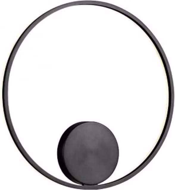 Plafoniera e applique a luce indiretta Redo Group Orbit con tecnologia LED dimmabile, design moderno e forma rotonda, disponibile in bianco, bronzo o nero