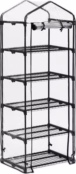 Serra con 5 ripiani per balcone