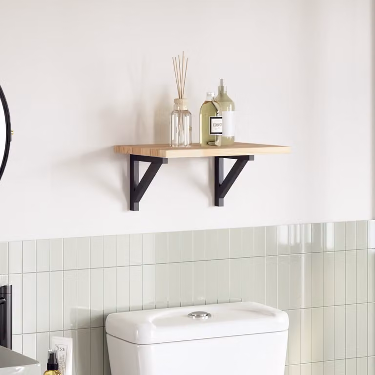 vidaXL Piano per Tavolo Rettangolare in Legno di Acacia Marrone L: 60 cm, P: 30 cm, H: 2 cm