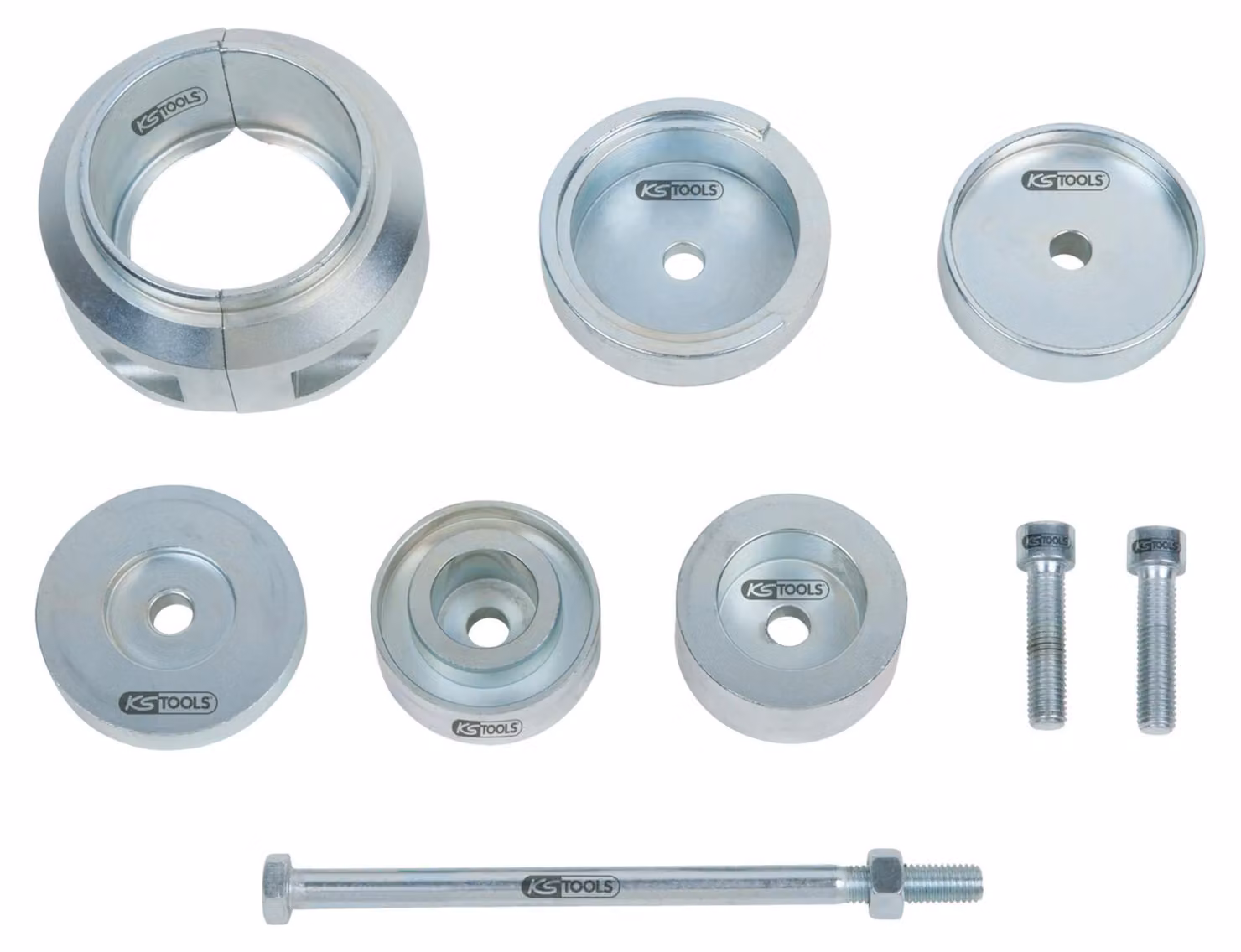 KS TOOLS set di utensili silentbloc per Audi e Volkswagen 9 pezzi - 700.2340
