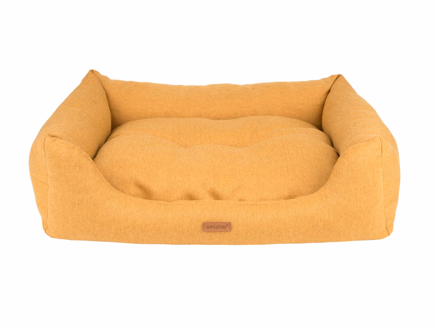 Cuccia per cani MONTEGO SOFA senape/senape taglia S, M, L Taglia: M - 68x56x18 cm