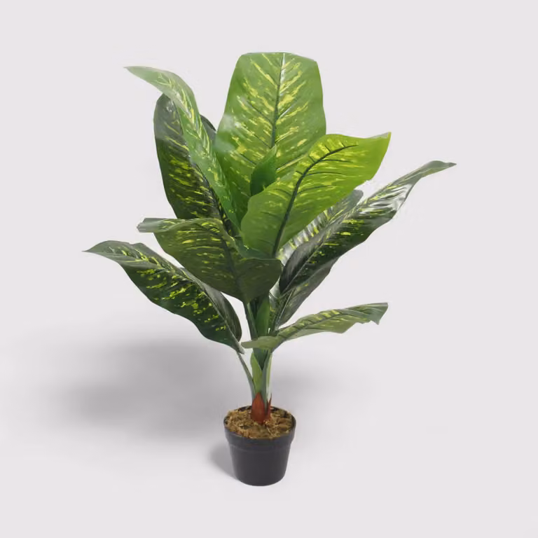 Hieki - Pianta di pothos artificiale con vaso