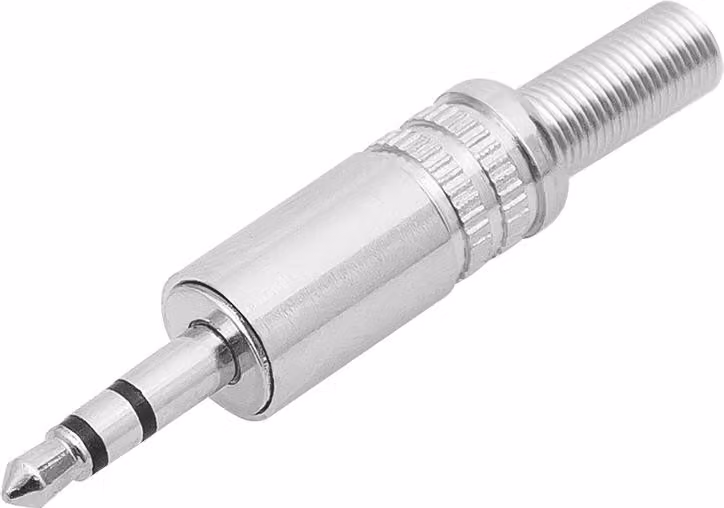 Jack stereo da 3,5 mm con protezione in metallo