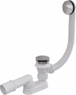 Sifone per vasca con troppopieno RAVAK ClickClack 570 C-C K/K cromo X01377