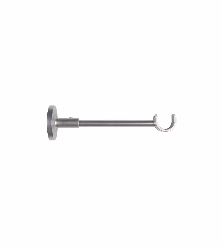 Supporto parete lungo Cromo satinato