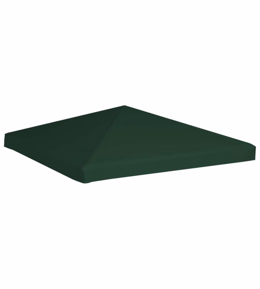 Copertura Superiore per Gazebo 310 g/mq 3x3 m Verde