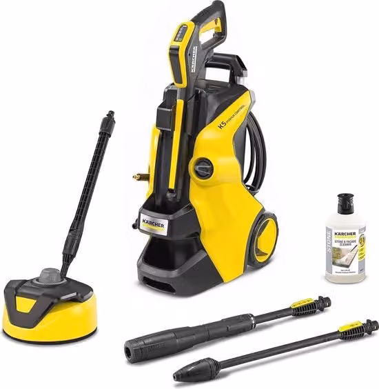 Idropulitrice Karcher ad alta pressione 145 bar con App Control e Kit Casa, colore giallo