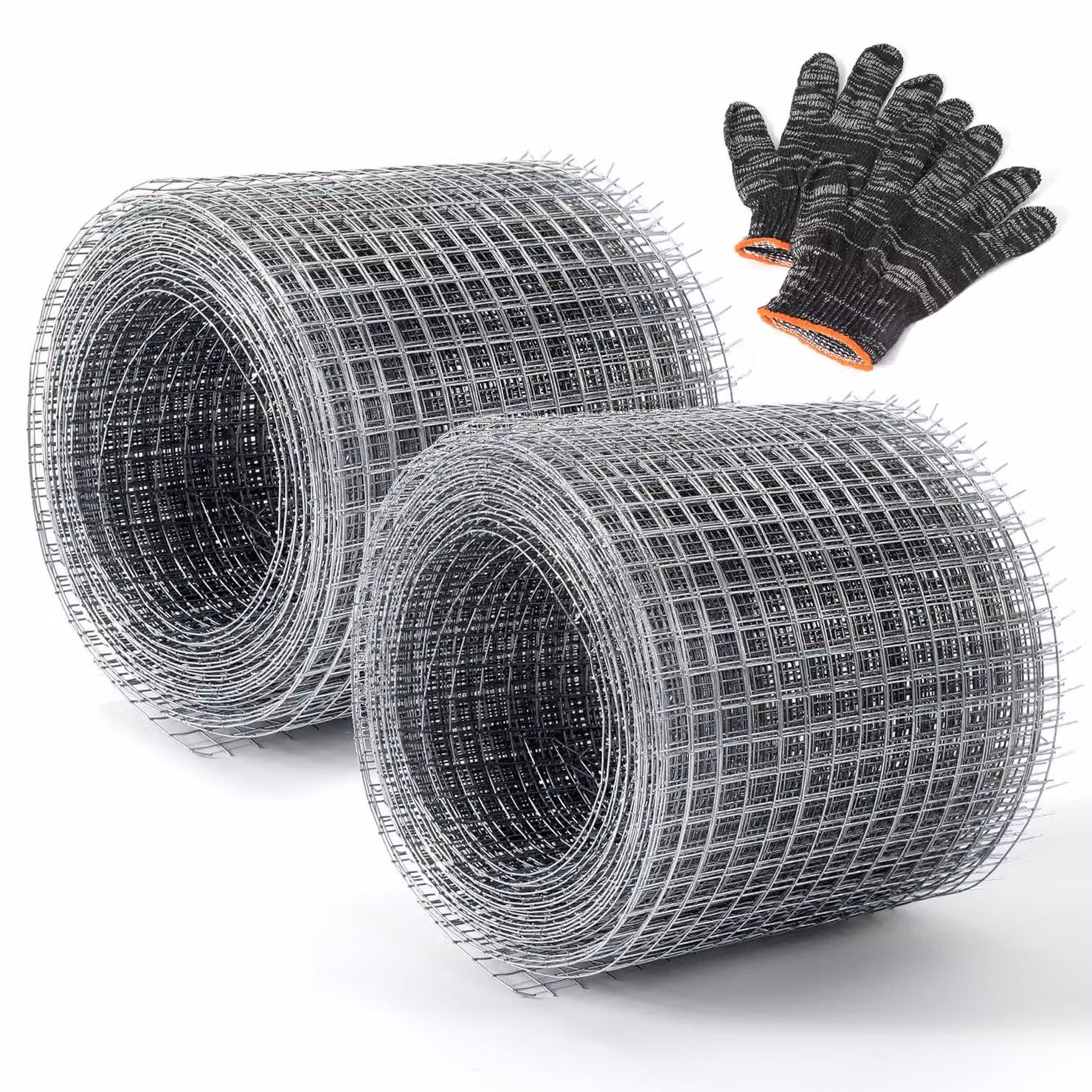 Rete metallica anti roditori - 10 cm x 6 m - Acciaio zincato - Argento