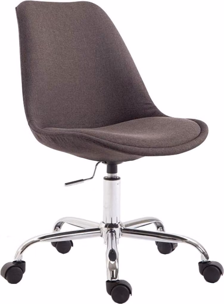Sedia ergonomica per ufficio - Sedia da ufficio - Altezza del sedile regolabile in continuo - Design moderno | Colore: grigio scuro