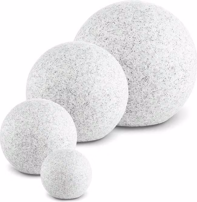 Shineball M globe light lampada da giardino per esterni 30cm bianco, colore:grigio, diametro della variante:50 cm