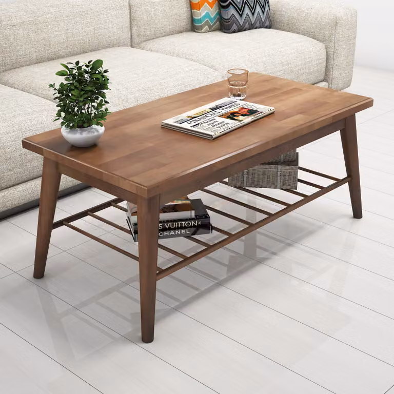 Skye Decor, Sakura - Walnut, tavolini, noce, legno, 110 x 47 x 55 cm