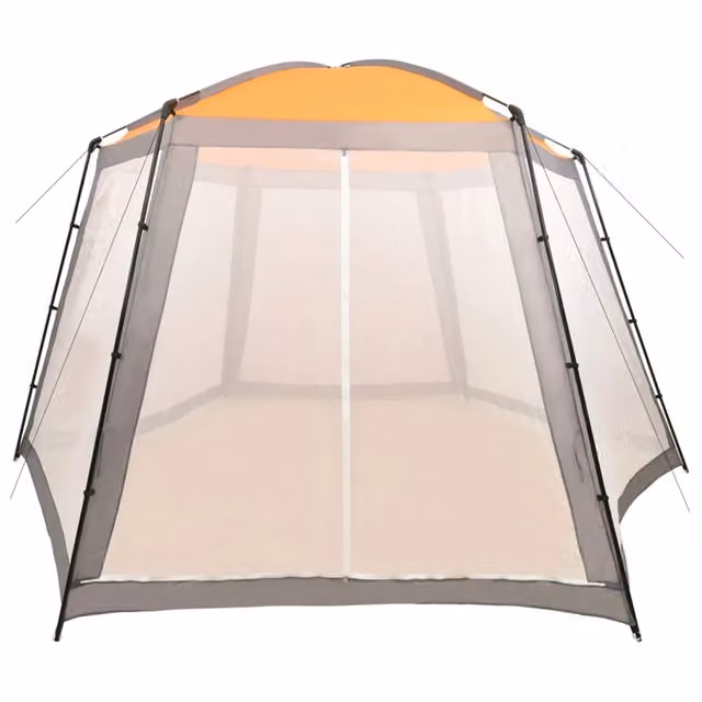 Tenda per piscina in tessuto grigio vidaxl L: 500 cm, P: 433 cm, H: 250 cm