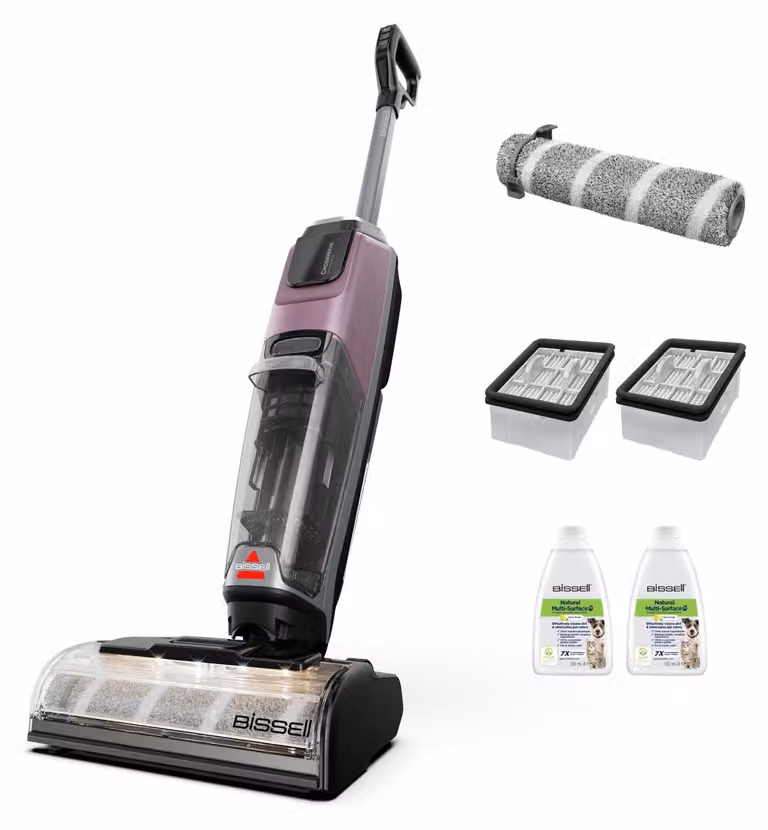 BISSELL CrossWave OmniForce EdgeFind, aspirapolvere a traino senza fili, modello 4325N