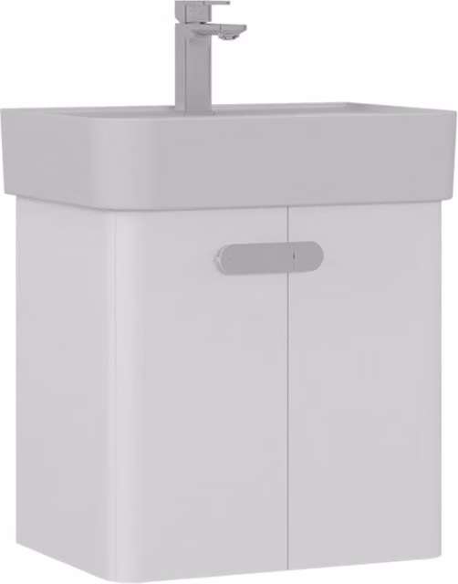 Mobile lavabo "Orbit 55" - 55 x 38 x 62 cm - Bianco