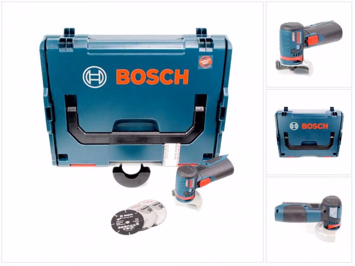 Smerigliatrice angolare a batteria Bosch GWS 10.8-76 V-EC 10.8V ( 06019F2003 ) 76mm Solo in L-Boxx - senza batteria, senza caricabatterie