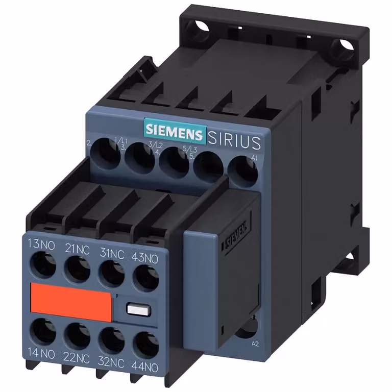 Contattore Siemens, AC-3e, 16 A/7,5 kW/400 V, a 3 poli, CA 230 V, 50/60 Hz, 2S+2Ö, collegamento a vite... 3RT20181CP043MA0