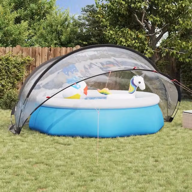 Dome Piscina 405 x 405 x 192 cm PVC Trasparente 42001109