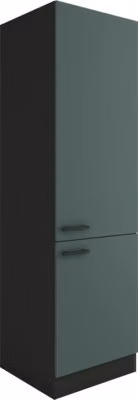 Dispensa Optifit Verona405 LxPxH 60 x 57,1 x 206,8 cm verde opaco smontato cerniera reversibile KUVE H606-9+