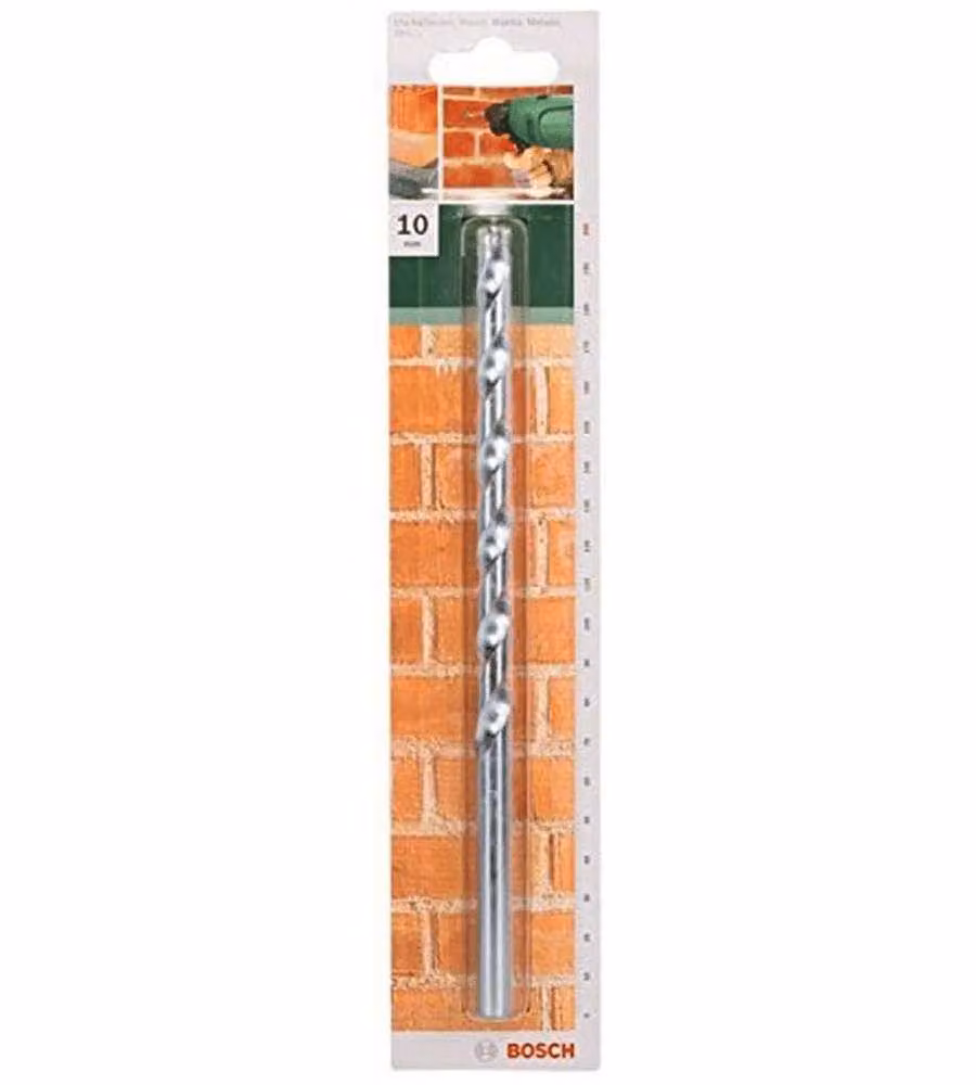 Bosch Punta per muratura 200 mm 10 mm in carburi - Colore grigio