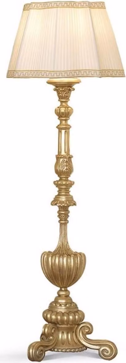 Casa Padrino lampada da terra barocca oro / crema h. 180 cm - Italy