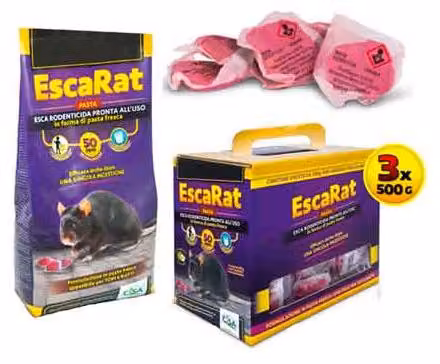 ESCA TOPICIDA IN PASTA 'ESCARAT' 1,5 Kg (Scatola 3x500gr)