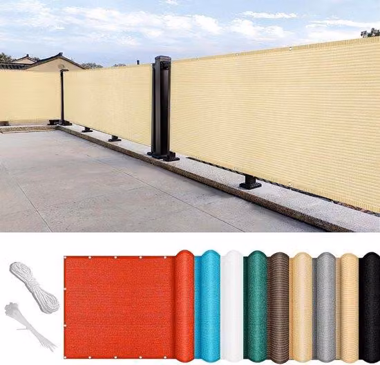 Tenda da sole per balcone - Bianco-beige - Protezione dal sole con filtro UV - 85 x 275 cm - Ombrellone da terrazza - Arredamento da giardino