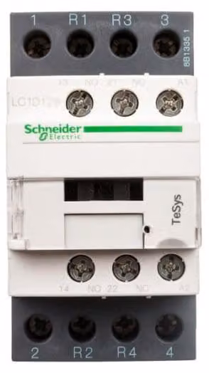 Contattore di potenza Schneider Electric 12A 230V AC 2P+2R LC1D128P7