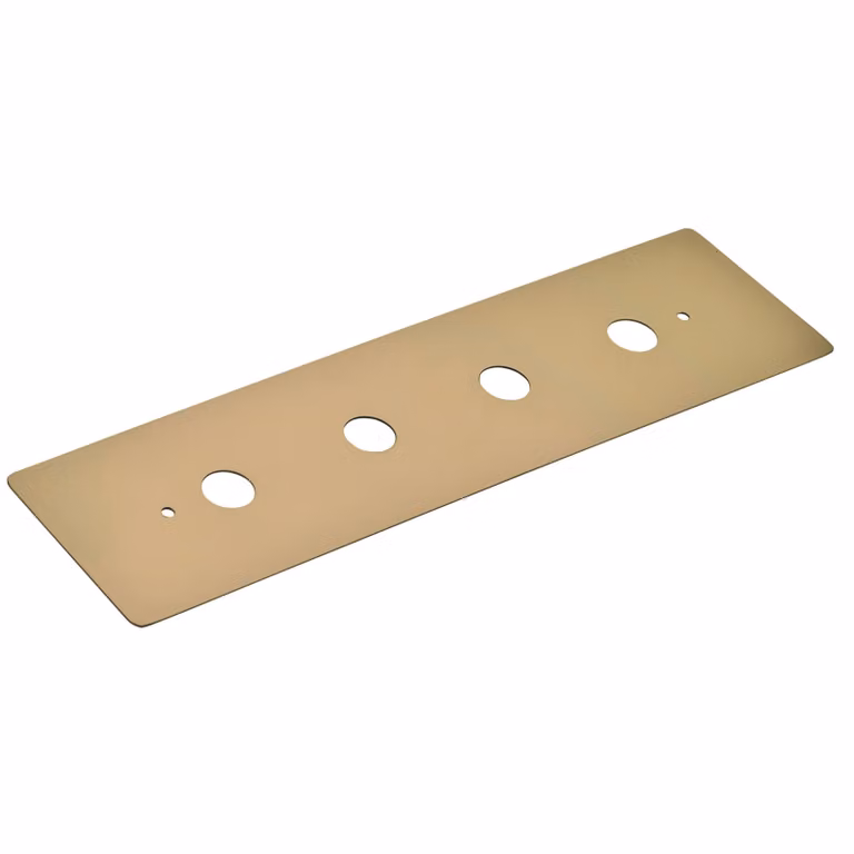 KLUDI : plaque de montage apparente, quatre trous, 1602145, 1602145