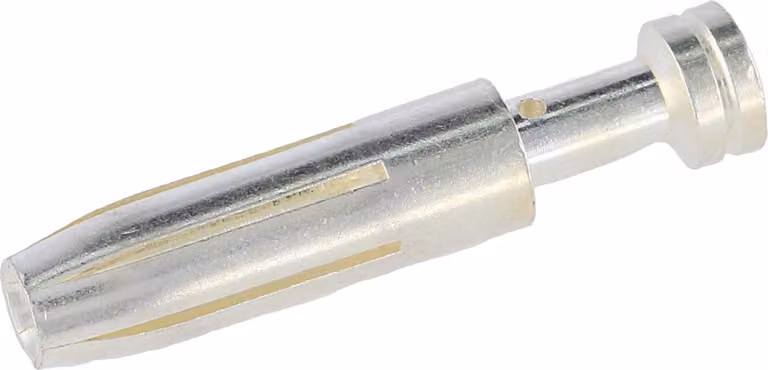 Connettore a crimpare HARTING E-Crimpkontakt, femmina (F), sezione 0,75mm², AWG18, argento, 1 pezzo. Materiale: lega di rame. Quantità: 1 pezzo