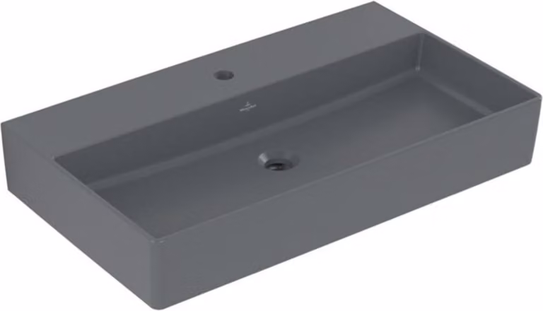 Villeroy & Boch Memento 2.0 lavabo mural, 1 trou pour robinet, sans trop-plein, non poncé, 800x470mm, 4A2281I4, 4A2281I4