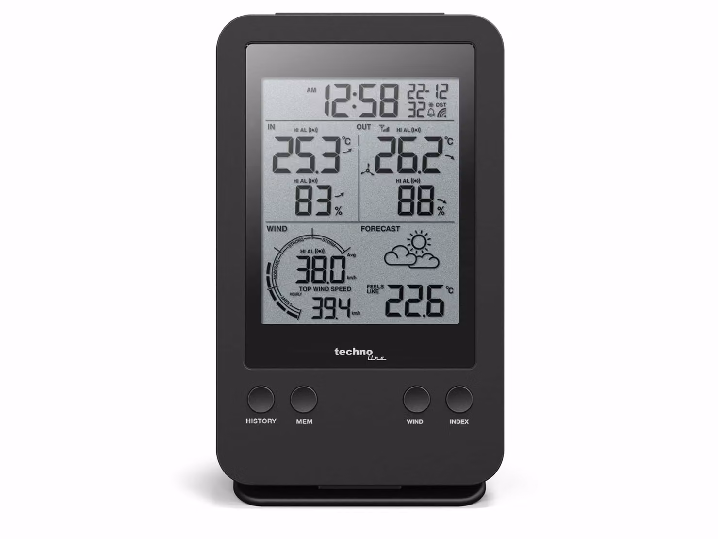 Stazione meteorologica TECHNOLINE WS 9008, con anemometro