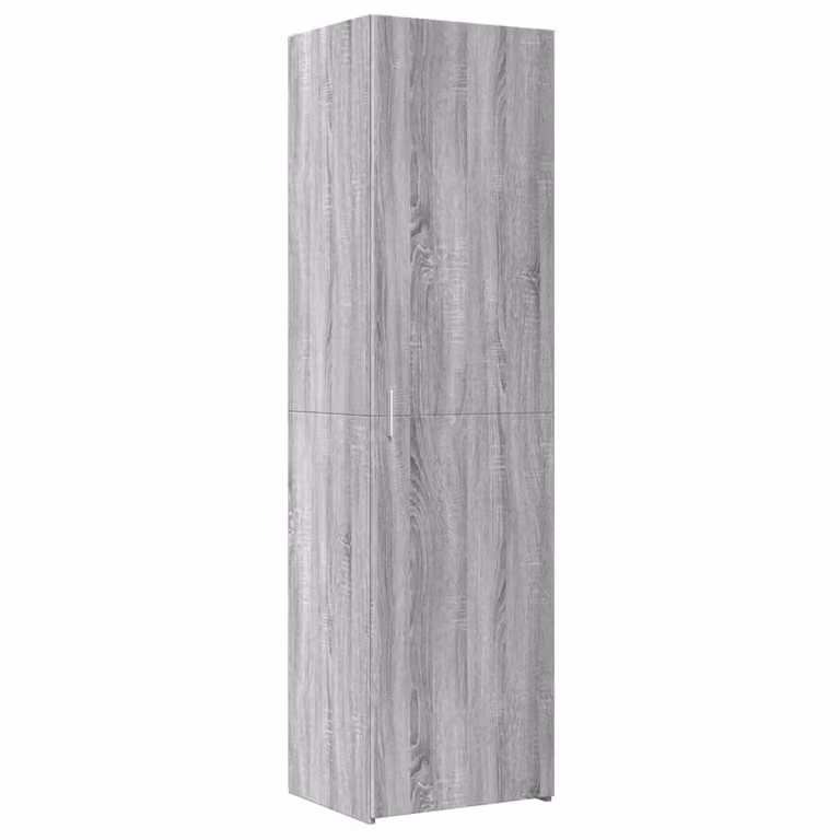 Credenza Grigio Sonoma 50x42,5x185 cm in Legno Ingegnerizzato