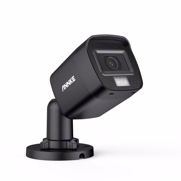 telecamera di sicurezza 3K, microfono incorporato, visione notturna da 25 m, resistente alle intemperie IP67, 1 pezzo