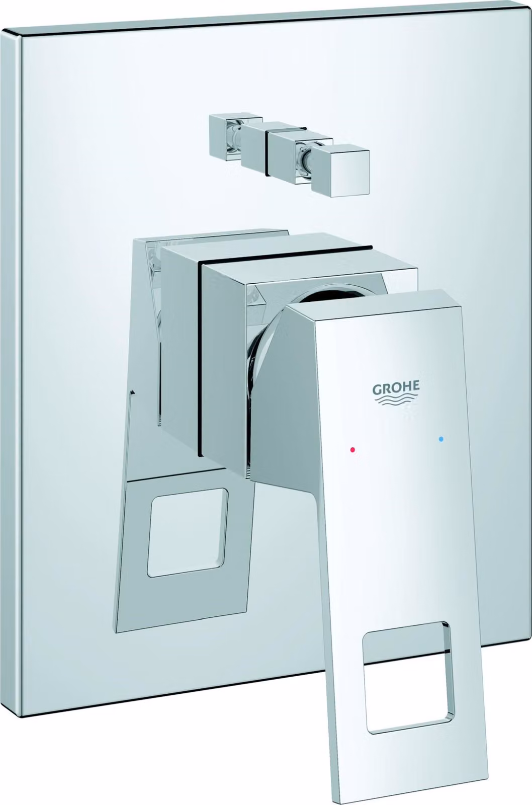 Grohe miscelatore monocomando da incasso per vasca Eurocube 19896 set pronto per Rapido E cromo, miscelatore monocomando