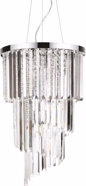 Lampada A Sospensione Carlton Sp8 Cromo Ideal-Lux