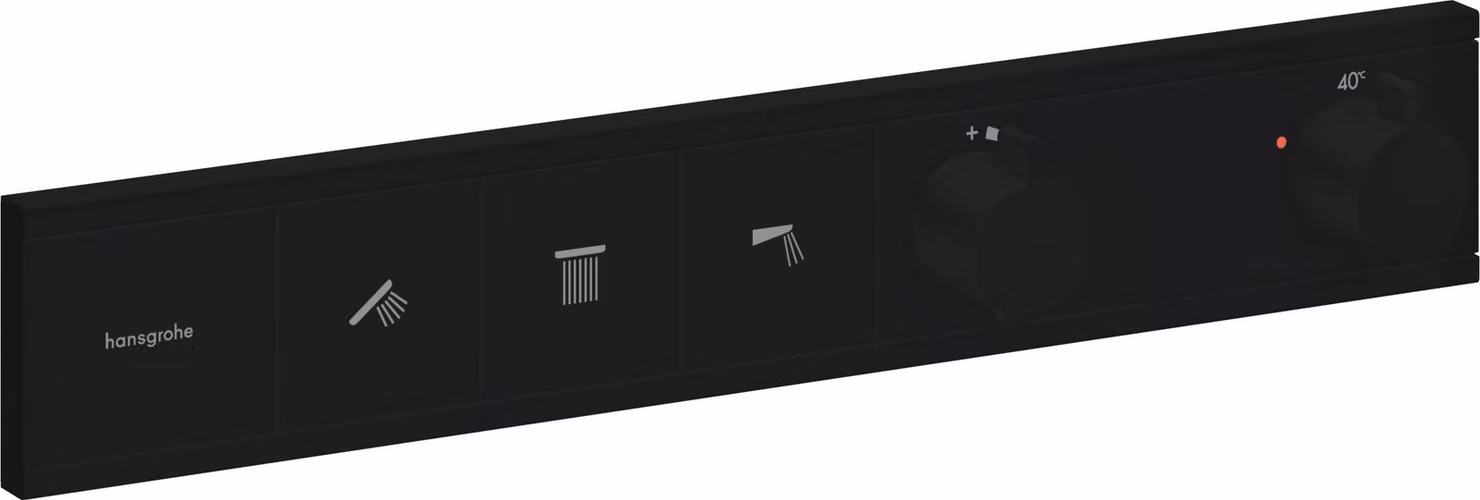 thermostat RainSelect encastré de la taille d'une main pour 3 consommateurs, 15381670, 15381670