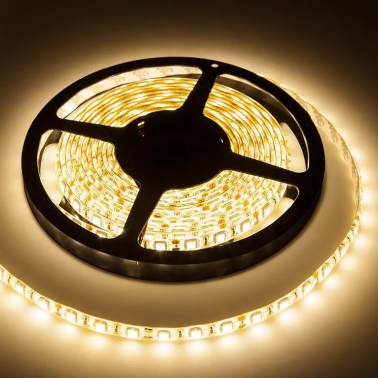 Striscia LED 5M 300 LED SMD 5050 IP65 luce calda Rebel LED0129-3