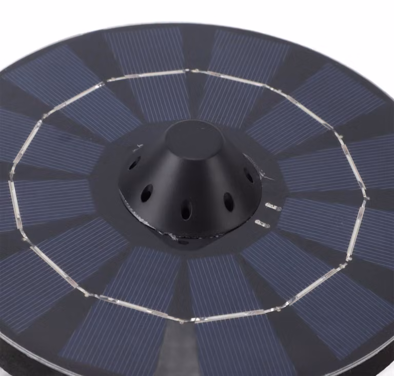Aeratore solare galleggiante per laghetti, 2,5 W, spegnimento automatico, pompa dell'acqua azionata, 6 V, per uso esterno