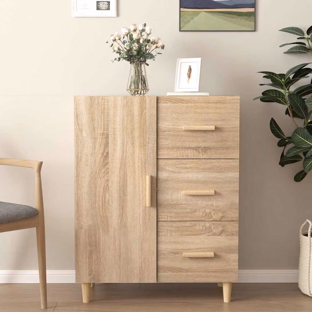 Credenza vidaXL in Rovere Sonoma, L/P/H: 69,5 x 34 x 90 cm